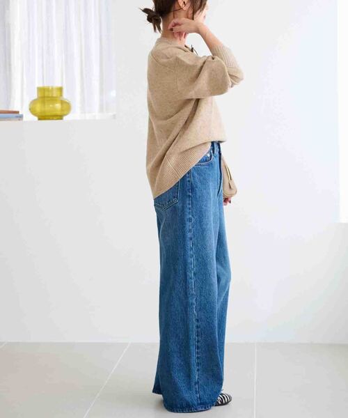 JOURNAL STANDARD relume（ジャーナルスタンダード　レリューム）の「ハミルトンウールクループルオーバー（ニット/セーター・レディース・グレー/レッド/ネイビー/ベージュ・FREE）」の22枚目の写真