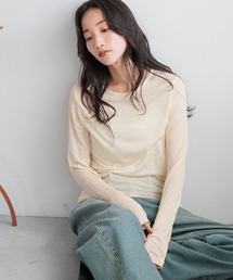 LOWRYS FARM | セミシアークルーLS 141102(Tシャツ/カットソー)
