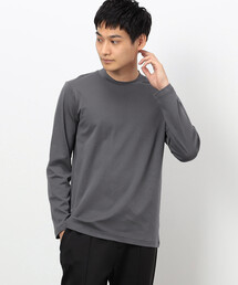 コットンスムース ジャケットTシャツ (長袖)