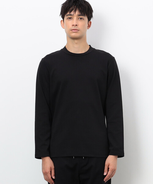 COMME CA ISM(コムサイズム)の「コットンスムース ジャケットTシャツ (長袖)(Tシャツ/カットソー・メンズ・ブラック/ホワイト/チャコール・SMALL/MEDIUM/LARGE/S)」の14枚目の写真