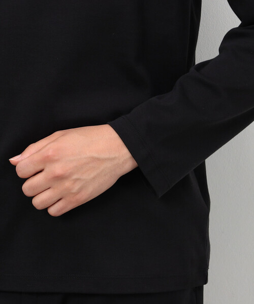 COMME CA ISM(コムサイズム)の「コットンスムース ジャケットTシャツ (長袖)(Tシャツ/カットソー・メンズ・ブラック/ホワイト/チャコール・SMALL/MEDIUM/LARGE/S)」の18枚目の写真