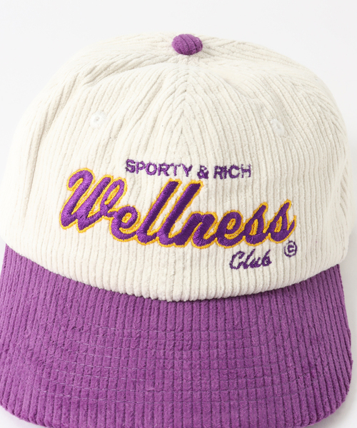 SPORTY&RICH(スポーティアンドリッチ)の「【SPORTY&RICH / スポーティアンドリッチ】DRAFT CORDUROY HAT(キャップ・メンズ・ホワイト・FREE)」の9枚目の写真