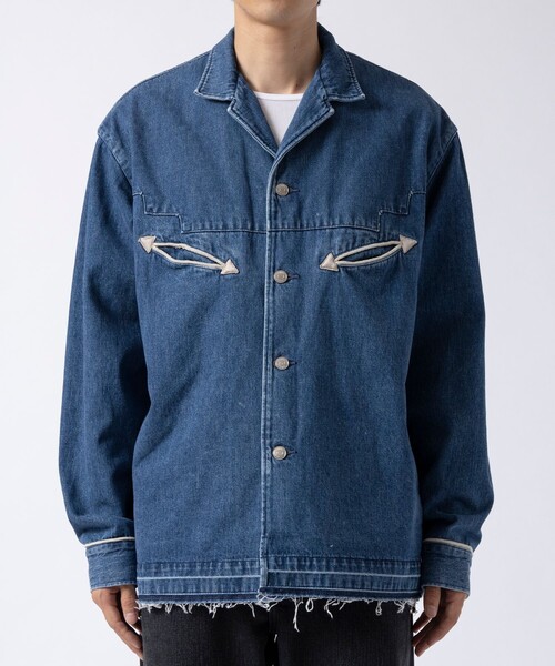 【TANAKA】WESTERN DRESS SHIRT：デニムシャツ TANAKA】WESTERN DRESS SHIRT：デニムシャツ