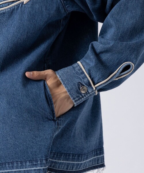 TANAKA / タナカ】WESTERN SHIRT VINTAGE BLUE（シャツ/ブラウス