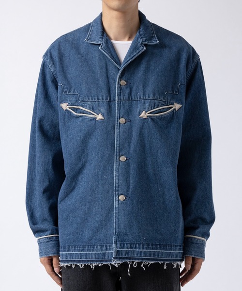 【TANAKA】WESTERN DRESS SHIRT：デニムシャツ TANAKA】WESTERN DRESS SHIRT：デニムシャツ TANAKA】WESTERN