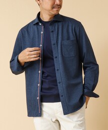 NOLLEY’S | 《ビジカジ対応》パラシュートボタン カッタウェイシャツ 24AW(シャツ/ブラウス)