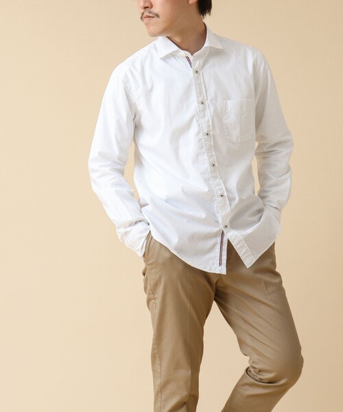 NOLLEY’S(ノーリーズ)の「《ビジカジ対応》パラシュートボタン カッタウェイシャツ 24AW(シャツ/ブラウス・メンズ・サックスブルー/ホワイト系その他/ブルー系その他/ネイビー・L/S/M/XL)」の7枚目の写真