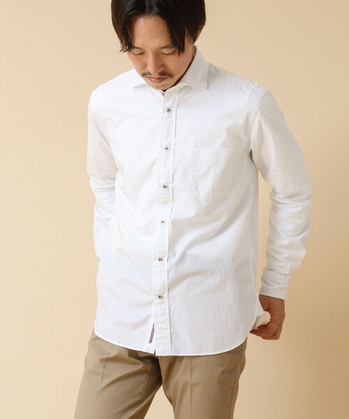 NOLLEY’S(ノーリーズ)の「《ビジカジ対応》パラシュートボタン カッタウェイシャツ 24AW(シャツ/ブラウス・メンズ・サックスブルー/ホワイト系その他/ブルー系その他/ネイビー・L/S/M/XL)」の9枚目の写真