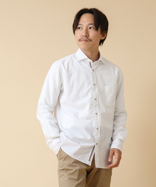 NOLLEY’S(ノーリーズ)の「《ビジカジ対応》パラシュートボタン カッタウェイシャツ 24AW(シャツ/ブラウス・メンズ・サックスブルー/ホワイト系その他/ブルー系その他/ネイビー・L/S/M/XL)」の11枚目の写真