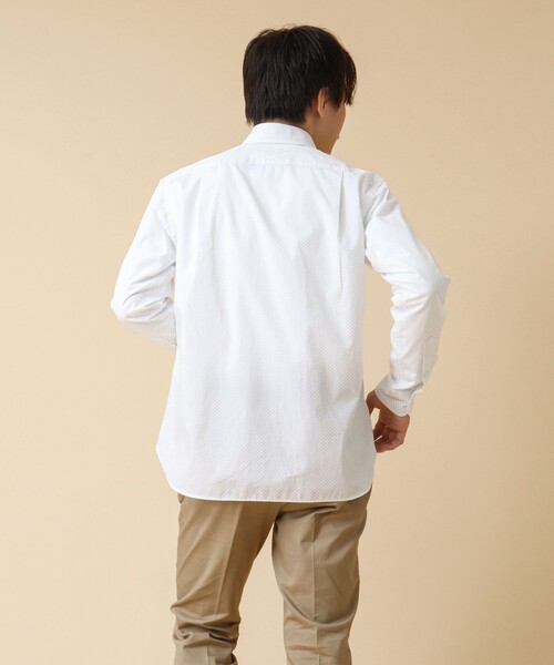 NOLLEY’S(ノーリーズ)の「《ビジカジ対応》パラシュートボタン カッタウェイシャツ 24AW(シャツ/ブラウス・メンズ・サックスブルー/ホワイト系その他/ブルー系その他/ネイビー・L/S/M/XL)」の14枚目の写真