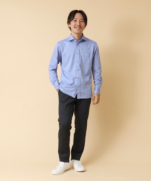 NOLLEY’S(ノーリーズ)の「《ビジカジ対応》パラシュートボタン カッタウェイシャツ 24AW(シャツ/ブラウス・メンズ・サックスブルー/ホワイト系その他/ブルー系その他/ネイビー・L/S/M/XL)」の18枚目の写真