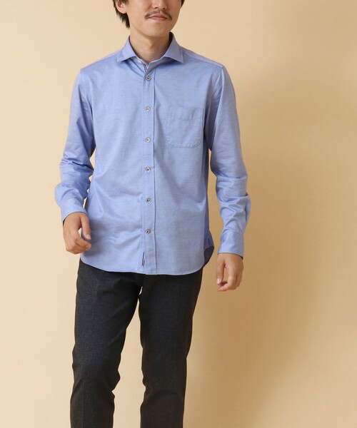 NOLLEY’S(ノーリーズ)の「《ビジカジ対応》パラシュートボタン カッタウェイシャツ 24AW(シャツ/ブラウス・メンズ・サックスブルー/ホワイト系その他/ブルー系その他/ネイビー・L/S/M/XL)」の19枚目の写真