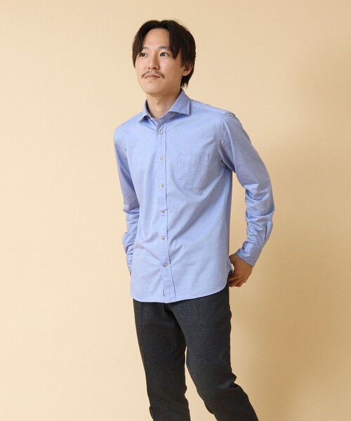 NOLLEY’S(ノーリーズ)の「《ビジカジ対応》パラシュートボタン カッタウェイシャツ 24AW(シャツ/ブラウス・メンズ・サックスブルー/ホワイト系その他/ブルー系その他/ネイビー・L/S/M/XL)」の21枚目の写真