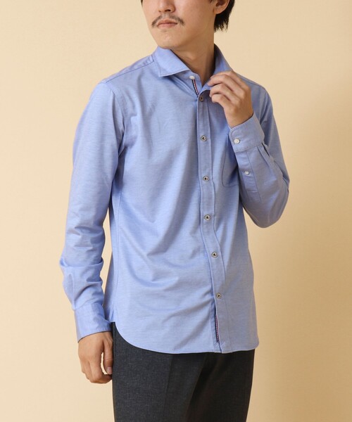 NOLLEY’S(ノーリーズ)の「《ビジカジ対応》パラシュートボタン カッタウェイシャツ 24AW(シャツ/ブラウス・メンズ・サックスブルー/ホワイト系その他/ブルー系その他/ネイビー・L/S/M/XL)」の22枚目の写真