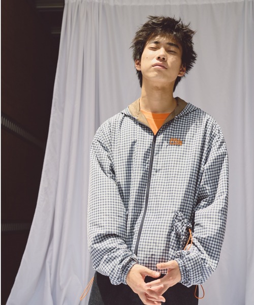 common gull products.(コモンガルプロダクツ)の「よくばりなナイロンブルゾン(ブルゾン・レディース・ブラウン系/ブルー系その他2/ブルー系その他・MEDIUM/LARGE)」の6枚目の写真