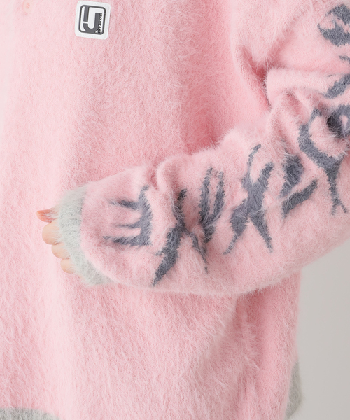 セール】irojikake/イロジカケ FLUFFY RUGBY SHIRT（ニット