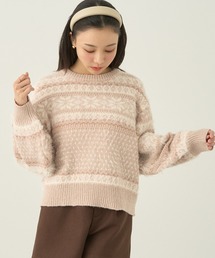 フェザーヤーンノルディックプルオーバー