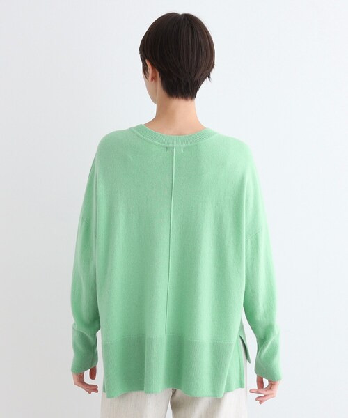 【セール】【カシミヤ混／洗える／リラックス】ワイドシルエットニット（ニット/セーター）｜INDIVI（インディヴィ）