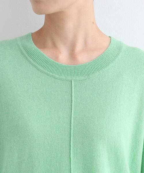 【セール】【カシミヤ混／洗える／リラックス】ワイドシルエットニット（ニット/セーター）｜INDIVI（インディヴィ）