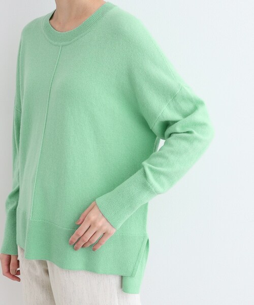 【セール】【カシミヤ混／洗える／リラックス】ワイドシルエットニット（ニット/セーター）｜INDIVI（インディヴィ）