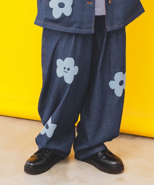 ScoLar Parity（スカラーパリティ）の「343113：パリティのうさぎ花柄 2パターンパンツ（その他パンツ・メンズ・ベージュ/ネイビー・M）」の22枚目の写真