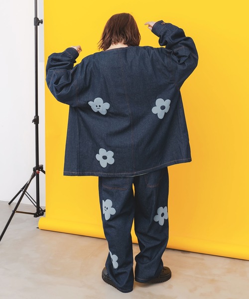 ScoLar Parity（スカラーパリティ）の「343113：パリティのうさぎ花柄 2パターンパンツ（その他パンツ・メンズ・ベージュ/ネイビー・M）」の14枚目の写真