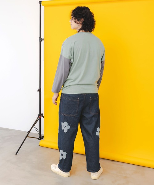 ScoLar Parity（スカラーパリティ）の「343113：パリティのうさぎ花柄 2パターンパンツ（その他パンツ・メンズ・ベージュ/ネイビー・M）」の18枚目の写真