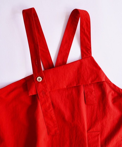 sneeuw（スニュウ）の「カット&フォールドジャンパースカート（ワンピース・レディース・レッド/ブラック・ONESIZE）」の9枚目の写真