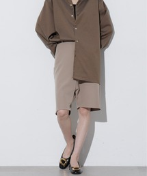 Apo(s)ture（アポスチャー）の「DUA-003/Wクロスサルエルハーフパンツ（その他パンツ）」