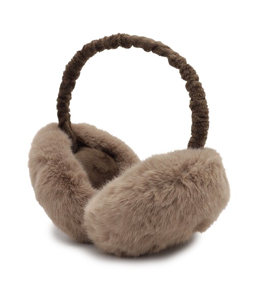 SHOO・LA・RUE（シューラルー）の「◆モフふわ折りたたみイヤマフ（イヤーマフ・レディース・ベージュ/グレー/ブラウン系その他/ダークグレー・00）」の4枚目の写真