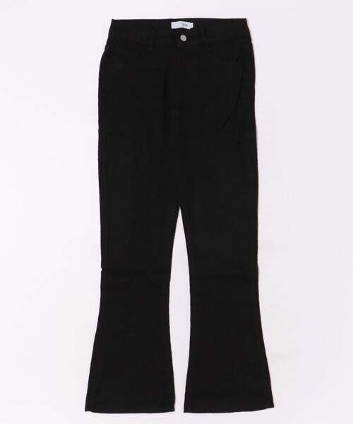 urge:(アージコロン )の「【URGE:】フレア ブラック デニム パンツ(デニムパンツ・レディース・ブラック・MEDIUM/LARGE/X-LARGE/SMALL)」の5枚目の写真