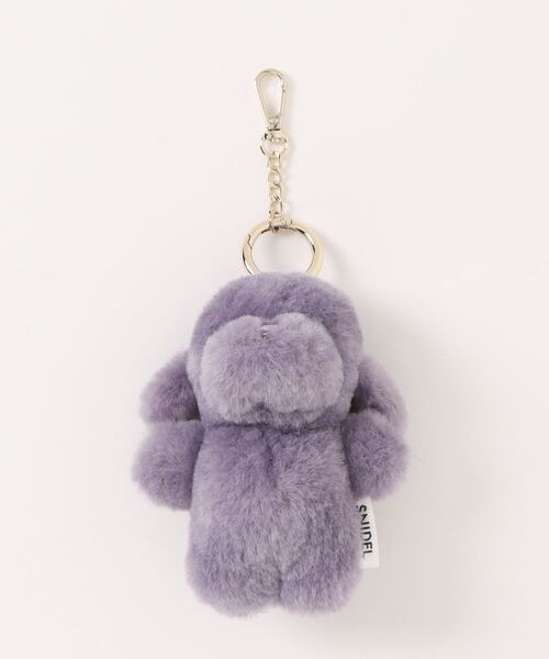 SNIDEL(スナイデル)の「モッフィーチャーム(キーホルダー・レディース・グレー/ホワイト/ライム/ピンク/パープル・FREE)」の5枚目の写真