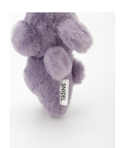 SNIDEL(スナイデル)の「モッフィーチャーム(キーホルダー・レディース・グレー/ホワイト/ライム/ピンク/パープル・FREE)」の15枚目の写真