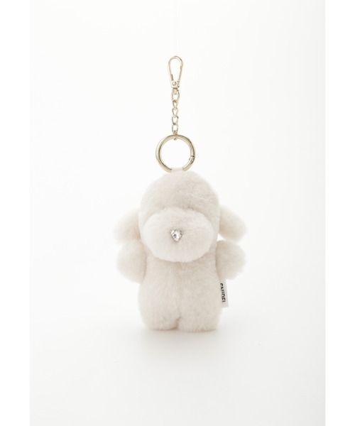 SNIDEL(スナイデル)の「モッフィーチャーム(キーホルダー・レディース・グレー/ホワイト/ライム/ピンク/パープル・FREE)」の7枚目の写真
