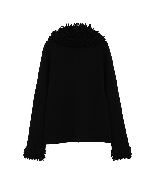 FRINGE TIGHT KNIT TOPS ベージュ セール】FRINGE TIGHT KNIT TOPS（ニット/セーター）｜CLANE