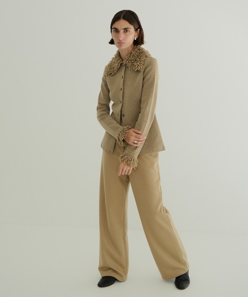 【a※】CLANE FRINGE TIGHT KNIT TOPS セール】FRINGE TIGHT KNIT TOPS（ニット/セーター）｜CLANE（クラネ