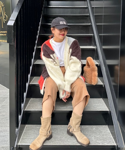 archives（アルシーヴ）の「【Ltd.】REMAKE CARDIGAN（カーディガン/ボレロ・レディース・グレー/アイボリー・MEDIUM）」の8枚目の写真