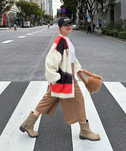 archives（アルシーヴ）の「【Ltd.】REMAKE CARDIGAN（カーディガン/ボレロ・レディース・グレー/アイボリー・MEDIUM）」の9枚目の写真