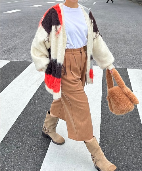 archives（アルシーヴ）の「【Ltd.】REMAKE CARDIGAN（カーディガン/ボレロ・レディース・グレー/アイボリー・MEDIUM）」の10枚目の写真