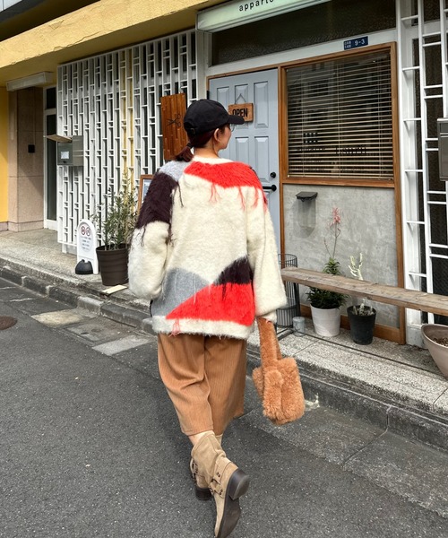 archives（アルシーヴ）の「【Ltd.】REMAKE CARDIGAN（カーディガン/ボレロ・レディース・グレー/アイボリー・MEDIUM）」の15枚目の写真