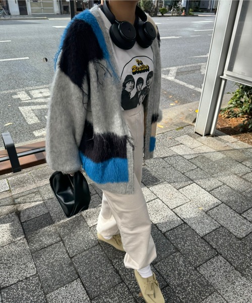 archives（アルシーヴ）の「【Ltd.】REMAKE CARDIGAN（カーディガン/ボレロ・レディース・グレー/アイボリー・MEDIUM）」の5枚目の写真