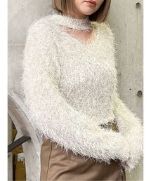 MURUA | フェザーチョーカーニット(ニット/セーター)