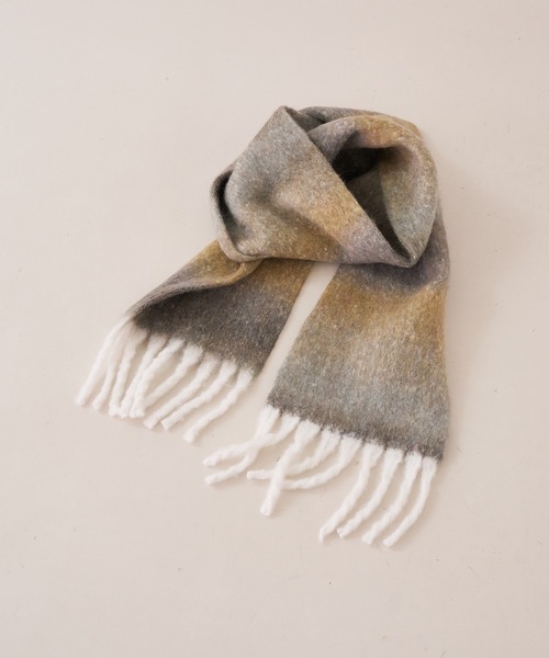 collex（コレックス）の「グラデーションマフラー（マフラー・レディース・ブラウン系その他/ブルー系その他・フリー）」の8枚目の写真