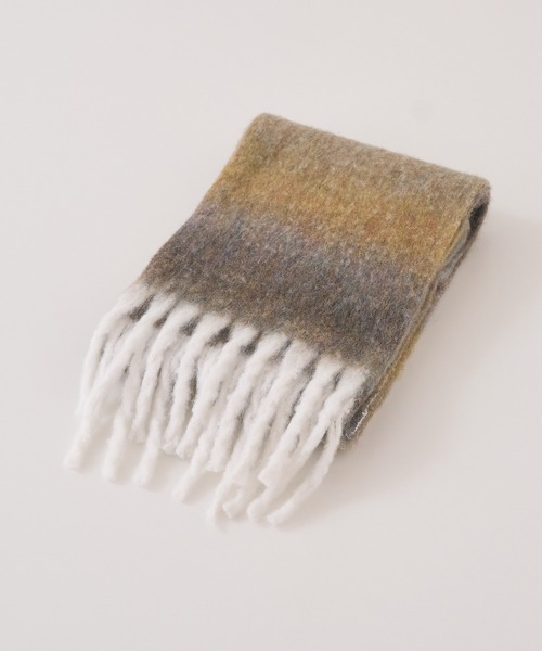 collex（コレックス）の「グラデーションマフラー（マフラー・レディース・ブラウン系その他/ブルー系その他・フリー）」の9枚目の写真