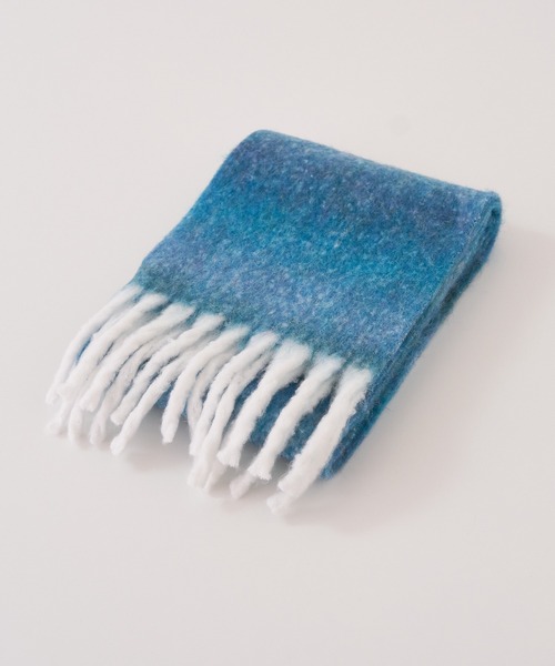 collex（コレックス）の「グラデーションマフラー（マフラー・レディース・ブラウン系その他/ブルー系その他・フリー）」の12枚目の写真