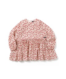 『Little Sunny Bite』rose nylon mini dress