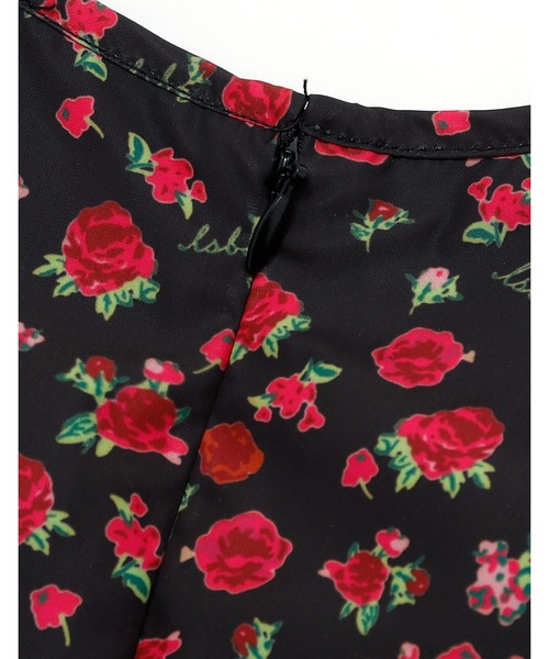 Little sunny bite(リトルサニーバイト)の「『Little Sunny Bite』rose nylon mini dress(ドレス・レディース・ピンク/ブラック/アイボリー・MEDIUM/SMALL)」の6枚目の写真