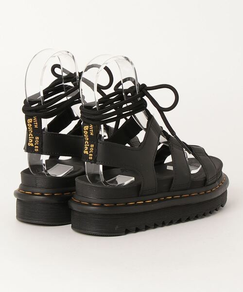 Dr. Martens（ドクターマーチン）の「フラットサンダル（サンダル・レディース・ブラック・5）」の2枚目の写真