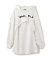 パーカーつきワンピース
