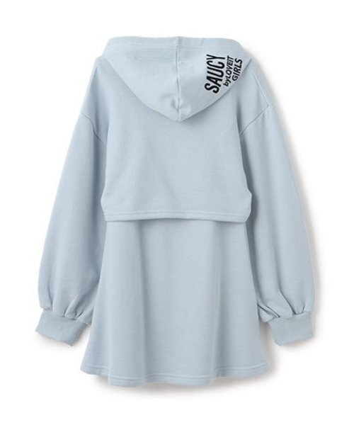 by LOVEiT（バイラビット）の「パーカーつきワンピース（ワンピース・キッズ・グレー/ブルー/オフホワイト・160cm/150cm/140cm/130cm/120cm）」の17枚目の写真